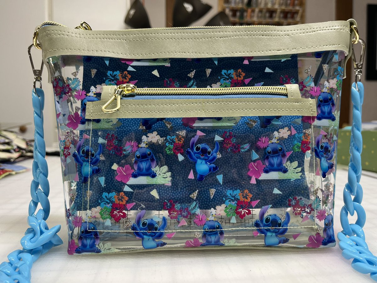 BozCathy's tweet photo. Completed a station bag using a purchased crossbody strap. https://t.co/gJ4QcfNazn