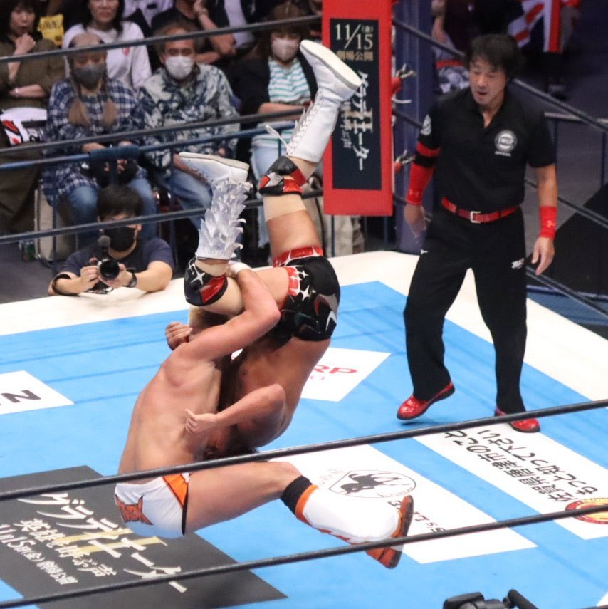 The amount of respect I have for Naito surpasses any levels people would think. 

I knew the only way he was tapping tonight was if I broke one of his arms or legs. 

He’s the only one stubborn enough to have to be dropped on his head three times to finally be beaten.