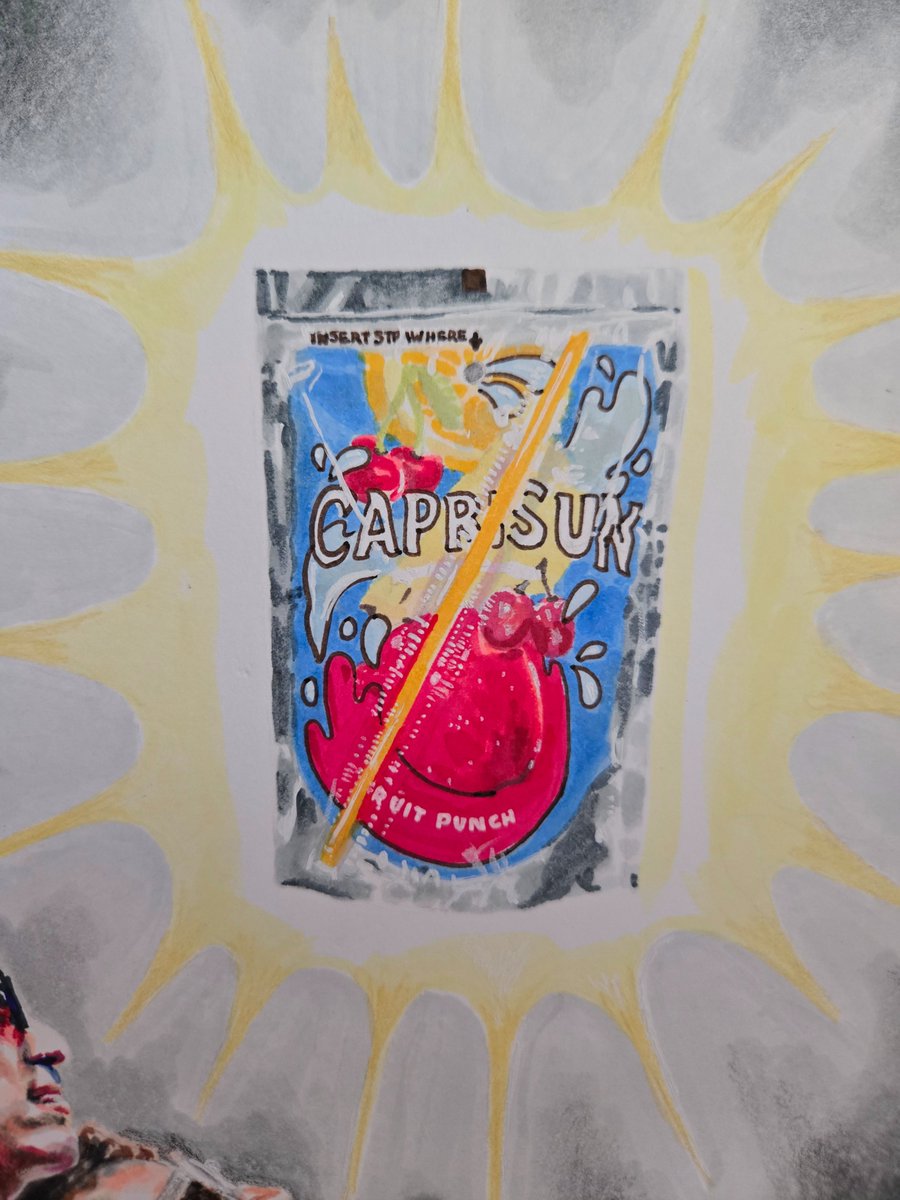#CLIQUETOBER day 13 : capri sun

Alcohol markers and colored pencil

#twentyonepilots #cliqueart #cliquetober2024