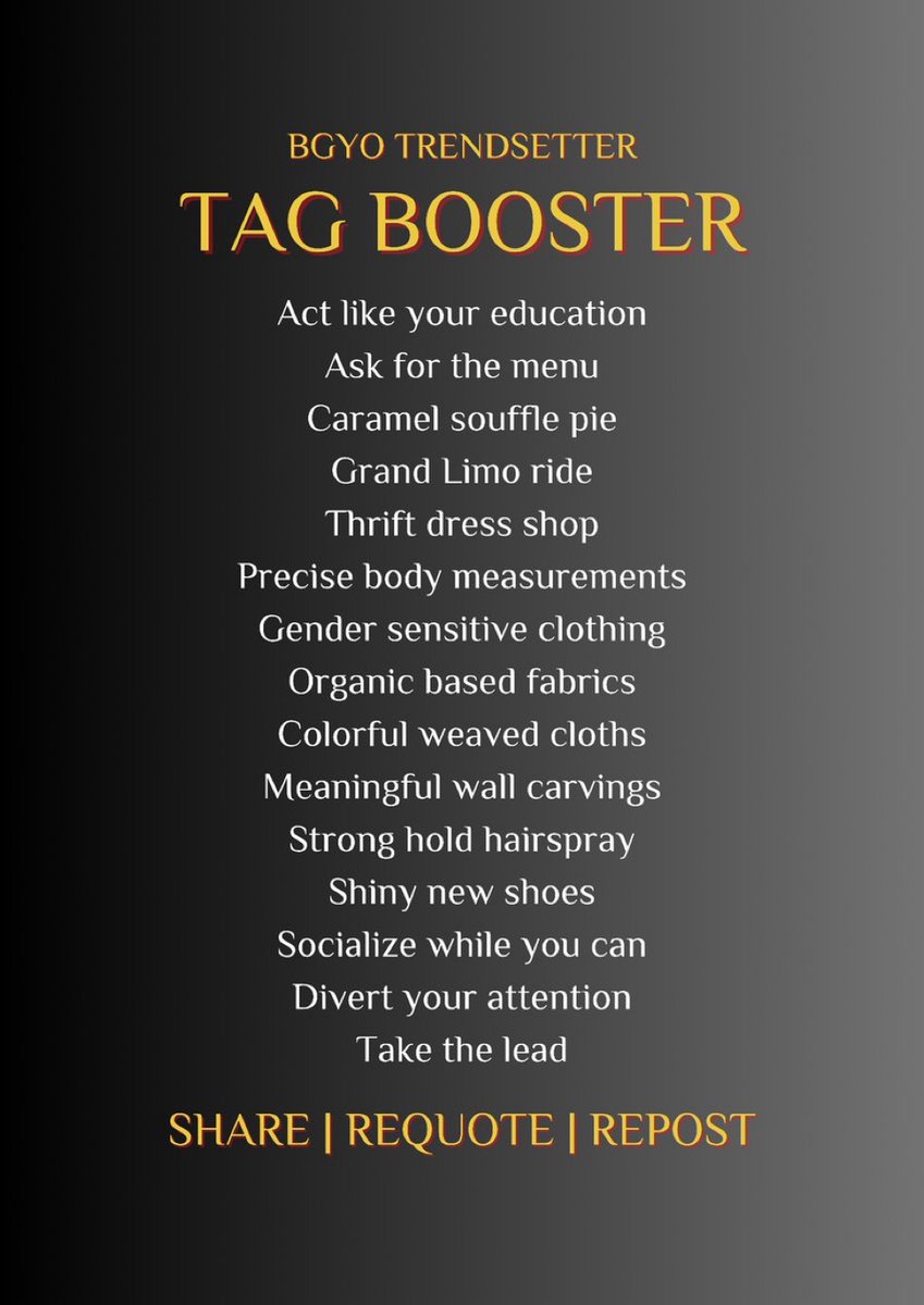 BGYOtrendsofc's tweet image. Shiny new shoes

BGYO DFESTA PARTY

#DFESTA #DFESTALA
#BGYO @bgyo_ph