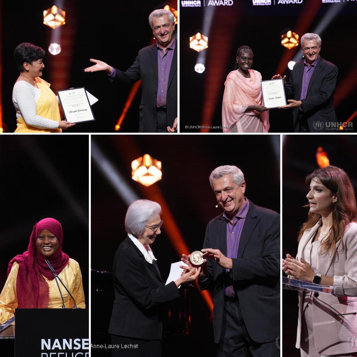 In a world of mediocre leaders, what a privilege to present the 2024 global and regional Nansen Awards to five exceptional women working in their countries and communities with refugees, displaced and stateless people. 

Honouring true leadership!