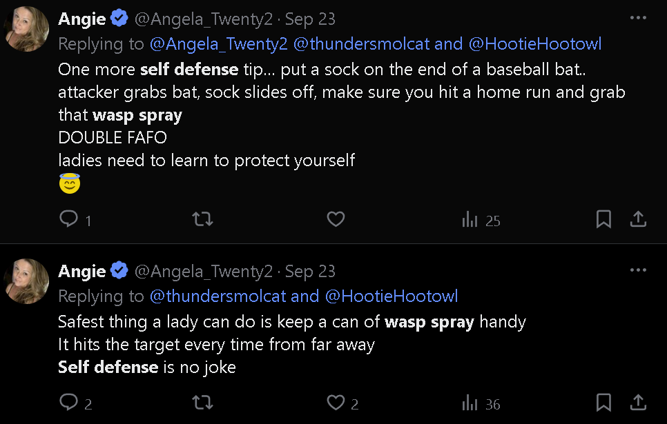 badSDTakes's tweet photo. Then stop giving self-defense advice that is a joke. https://t.co/C4QJ1xGriF