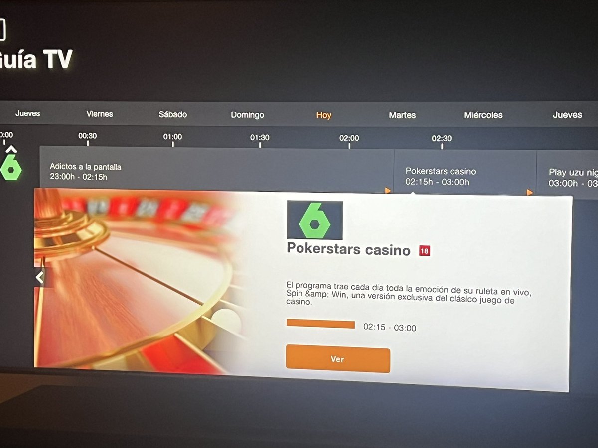 kiskiuv's tweet photo. No teneis vergüenza @laSextaTV, después de dos documentales como  #LasRedesDelTerror y #adictosalapantalla, tenéis las narices de meter 3 anuncios seguidos de casas de apuestas y 2 programas de casino.

Es una gran definición de la hipocresía de esta sociedad. https://t.co/oBDH10qYnY