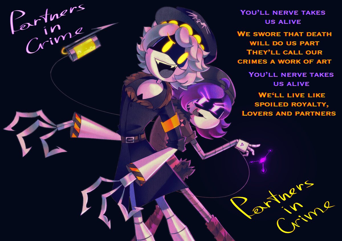 BlackTeaArts's tweet photo. I love this song, it suits them :3

#murderdrones #nuzi #murderdronesN #murderdronesUzi #murderdronesfanart https://t.co/XepwwcLG22