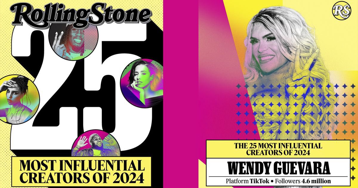 breakingitnews's tweet photo. Mientras “el creador de contenido” la llama “esperpento”…

La Revista Rolling Stone la reconoce como una VERDADERA creadora de contenido!

Forbes hablando de Wendy Guevara y “el Chanclas” intentando facturar peleándose con una morra de 24 años! 

El chiste se cuenta solo! https://t.co/QoVgPjUhWB