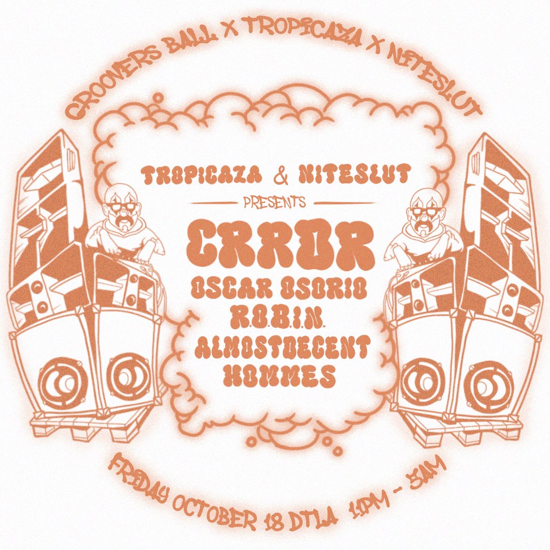 Pull up on us. CRRDR headlining the <a href="/Tropicaza_oc/">Tropicaza</a> &amp; <a href="/niteslut/">niteslut</a> stage this Friday 🏃🏽‍♂️🏃🏽‍♂️