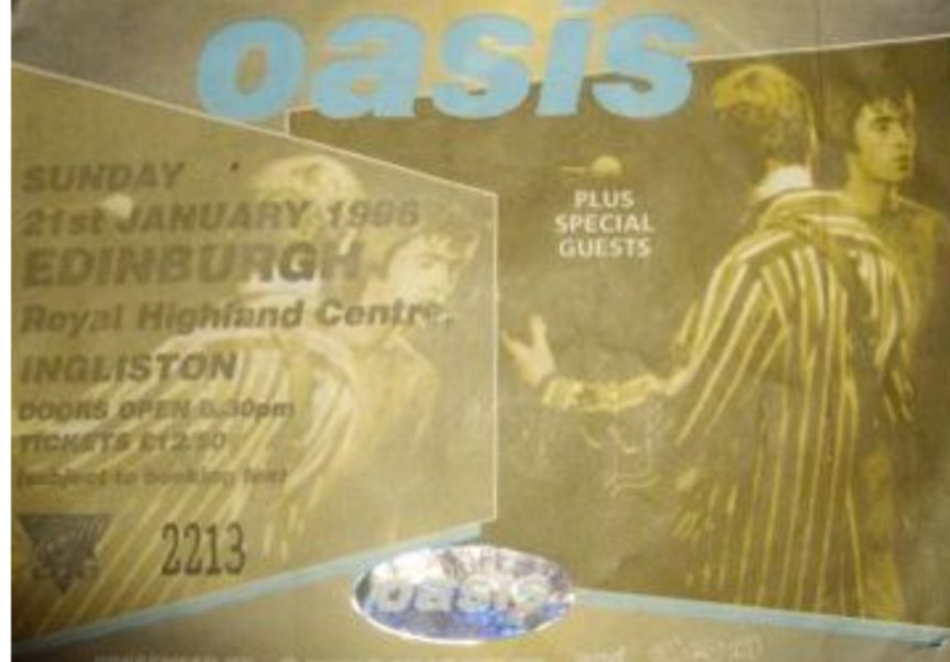 First  Oasis concert. I don't expect tickets to stay at $20 forever but the price now is absolutely insane. Over $300 to stand at the front of a stadium. No support act named yet. Was excited to see them again but not that excited. The whole music industry is absolutely broken