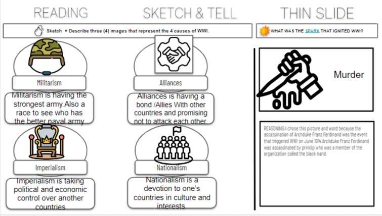 JustinUnruh16's tweet image. Today we got into WWI: US Neutrality
✅#FastandCurious
✅#SketchandTell-O Smashed w/ #ThinSlide
✅#MapandTell
✅#ThinSlide on @padlet... and more
Check it out here:
docs.google.com/presentation/d…