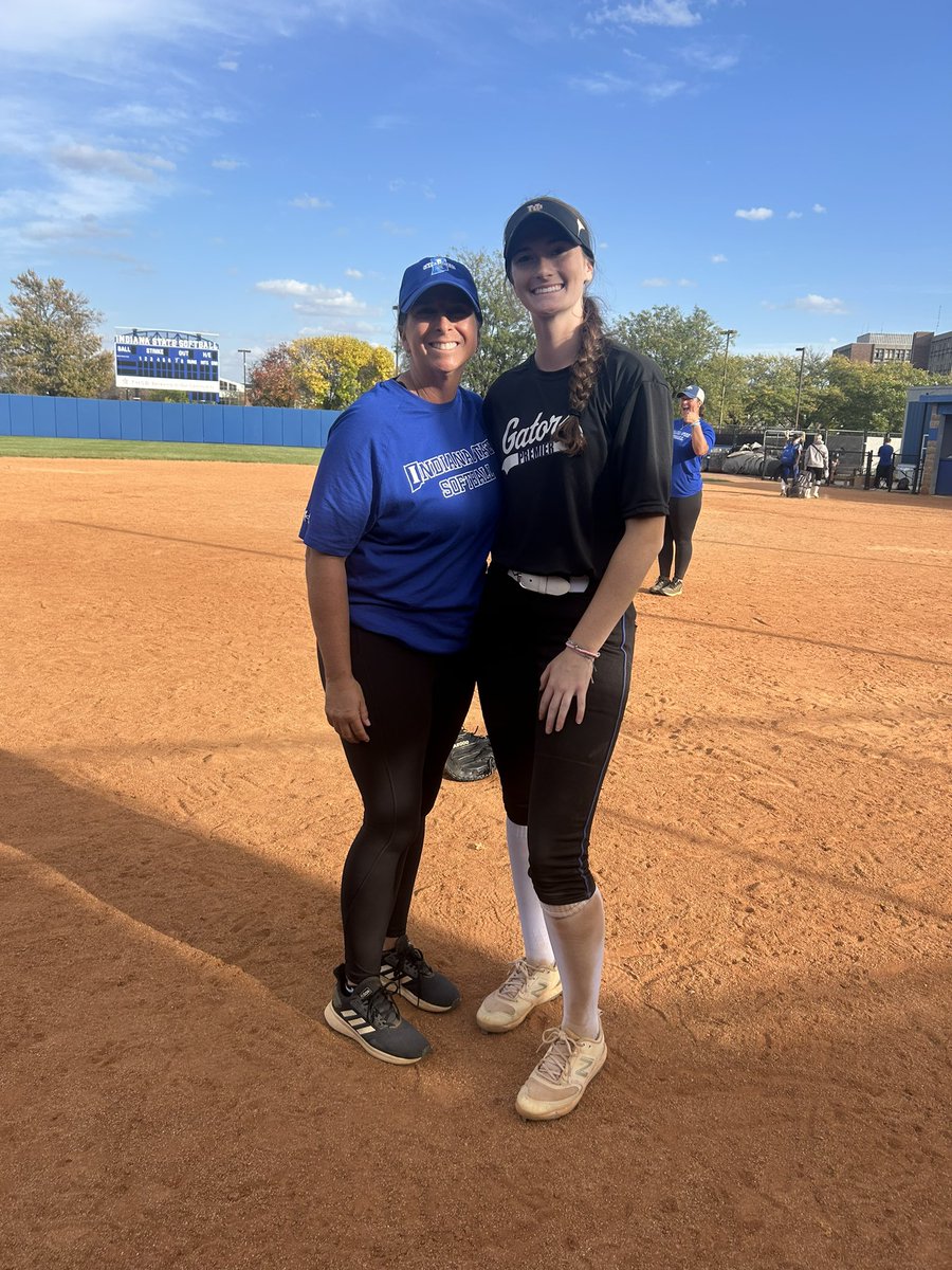 Had a great time <a href="/IndStSoftball/">Indiana State Softball</a> yesterday!! Learned some much from all the coaches. Can’t wait to go back! <a href="/CoachWThees/">Windy Thees</a> <a href="/GatorsPremier/">Gators Premier 18U - Meyer/Lloyd</a>