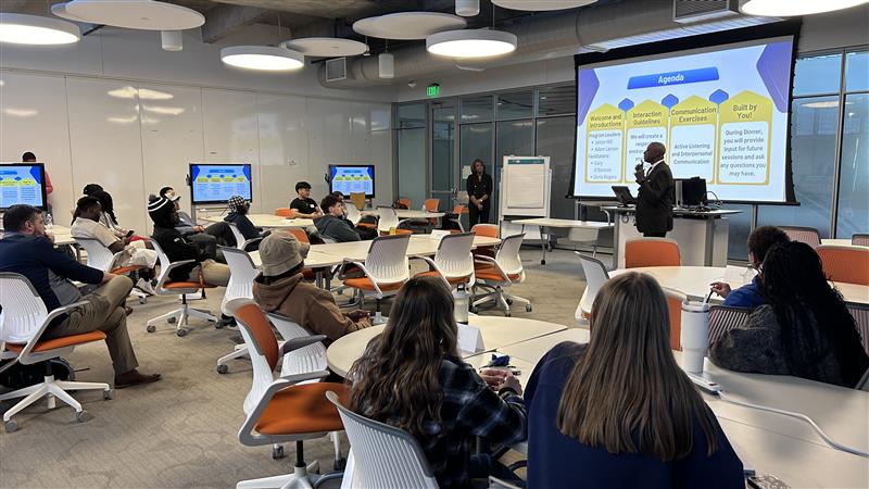 Kicking off the How to be a PROfessional series in Bloch Exec Hall. 

Competitive advantages enable success in business; the students here are taking a big step in standing out from the crowd. Kudos to you!

Thanks to Gary O'Bannon &amp; Doris Rogers for leading today's session.