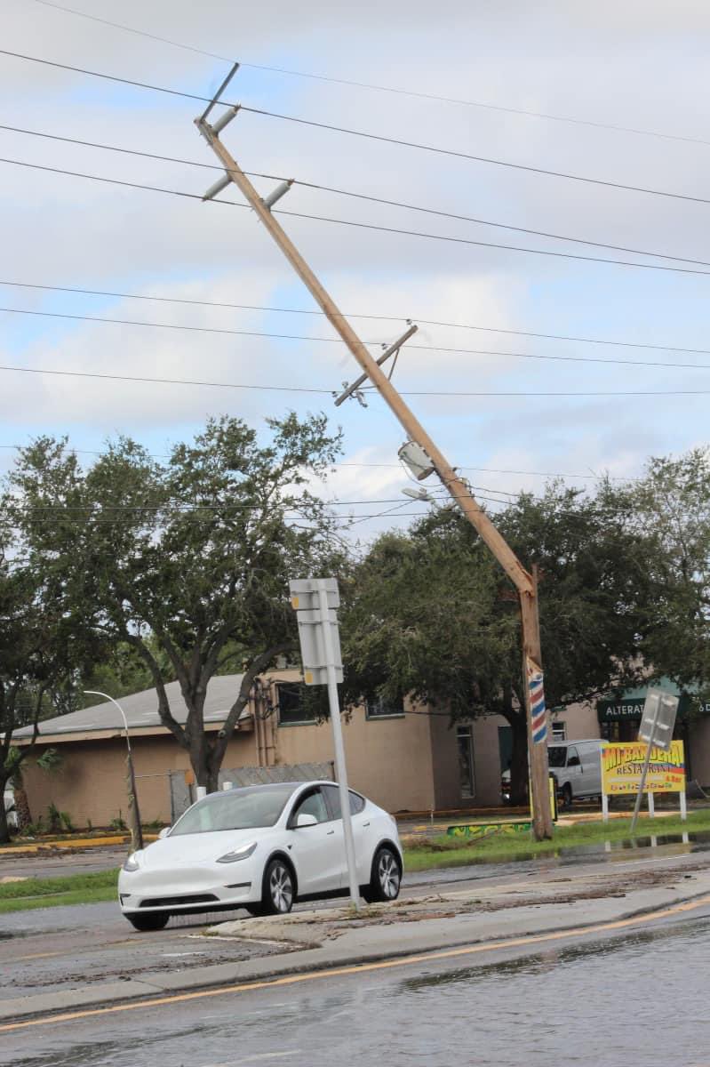 To anyone curious, this is my neighborhood. My home. To give you an idea of the extent of our damages. We have snapped power lines. Upwards of 8 feet of water in homes &amp; businesses. It’s just so surreal seeing these knowing I drive these streets daily. 😞