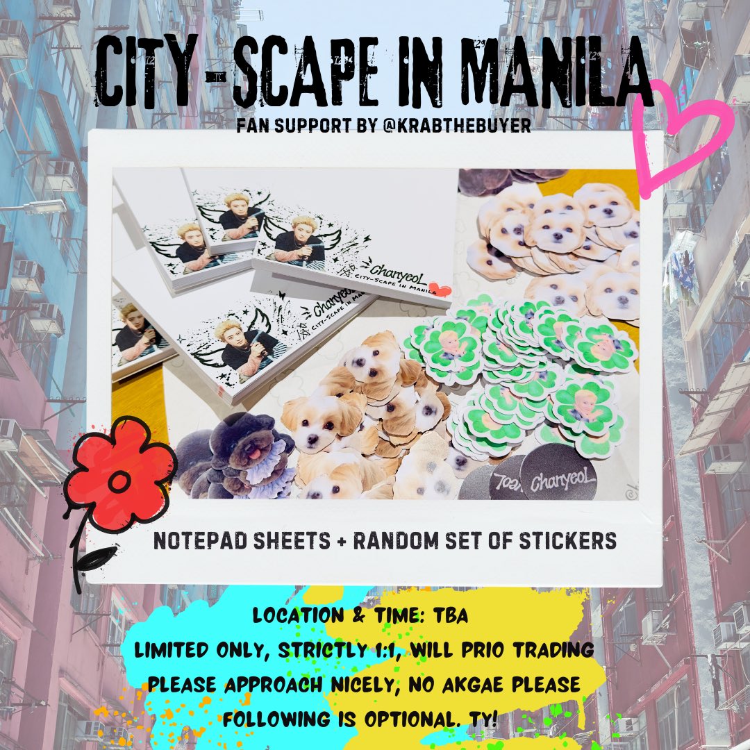 KrabtheBuyer's tweet photo. CityScape in Manila Fan Support by @KrabtheBuyer 🍀🍒🐶🫶🏻

🍒Like &amp; RT to spread 
🍒See pubmat for details

#CityScapeInMNL #CityScapeInManila #CHANYEOL https://t.co/uz0PQl4oBy
