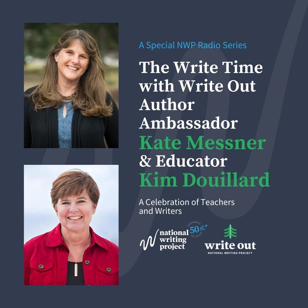 Join The Write Time tomorrow featuring <a href="/KateMessner/">katemessner</a>, Write Out Author Ambassador and author of award-winning picture books. Kate will be interviewed by <a href="/SanDiegoAreaWP/">SDAWP</a>  Director and early-elementary educator, <a href="/kd0602/">Kim Douillard</a>. #writeout #nwpradio #nwpwritenow bit.ly/3BDaX63