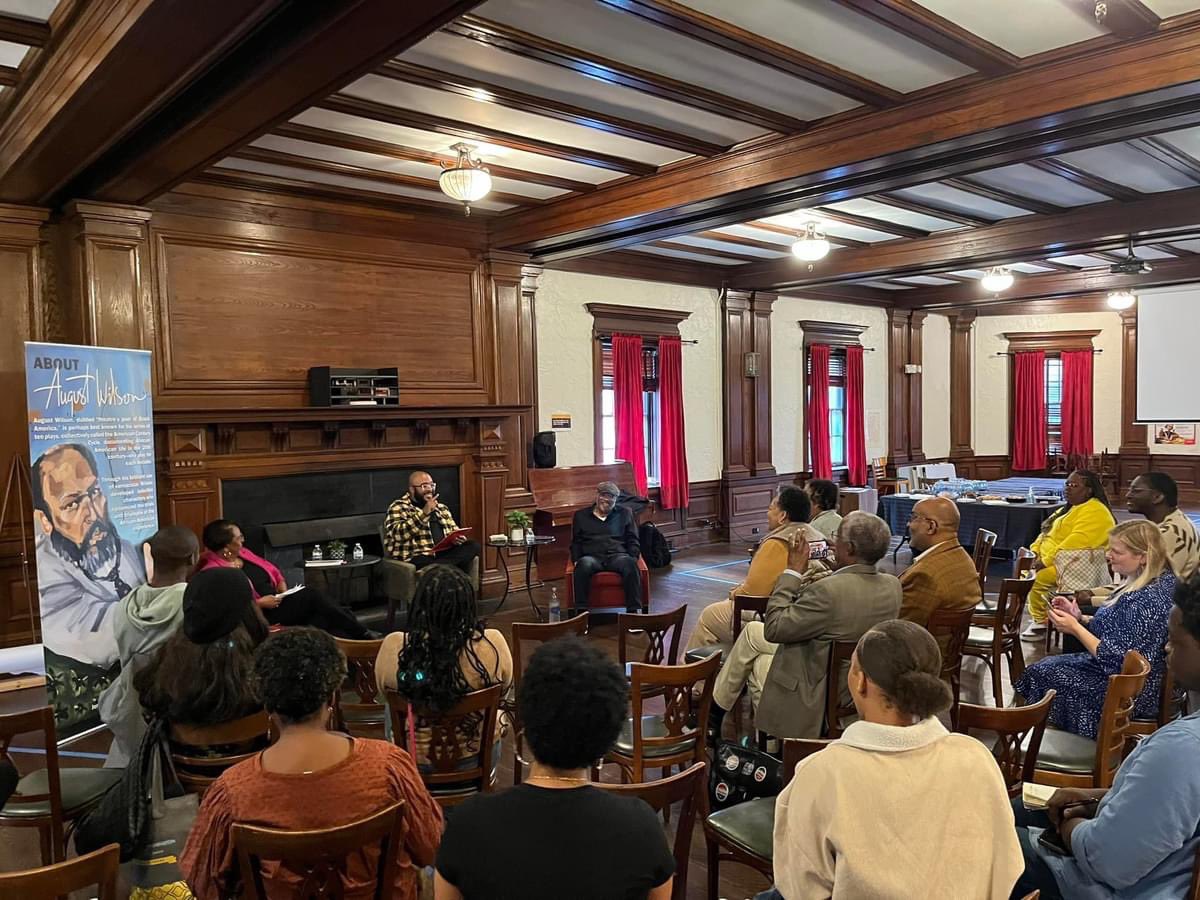 SandraShannon_'s tweet photo. Baltimore, MD is fertile ground for the  BALTIMORE AUGUST WILSON CELEBRATION, the August Wilson Society, and anyone wanting to know more about this celebrated playwright. 
Enjoyed offering pre-show insight on Joe Turners Come and Gone at CST! Two down; eight more to go! https://t.co/KojNK02E32