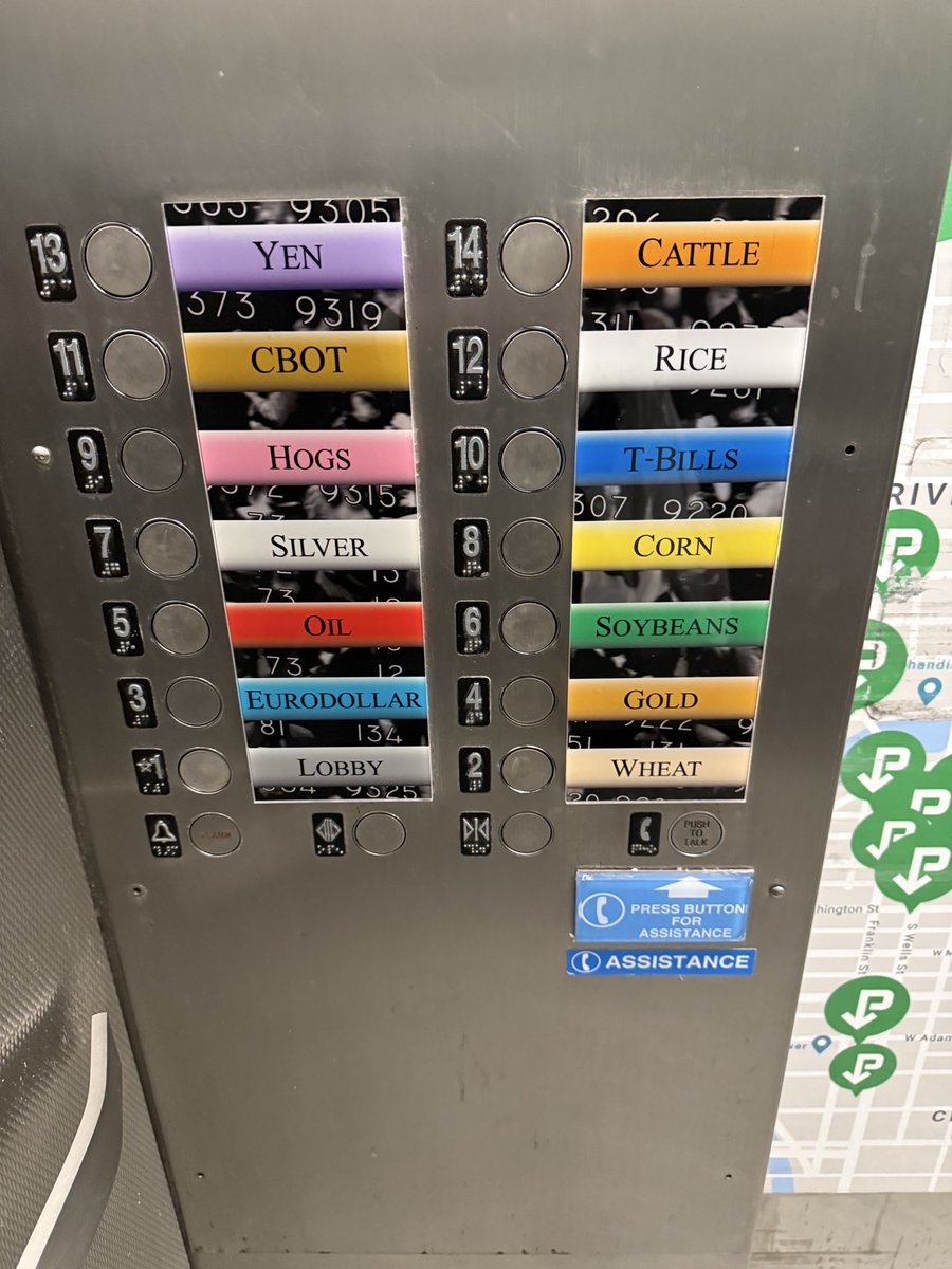 The Chicago board of trade’s parking garage is one of the city’s best artifacts imo