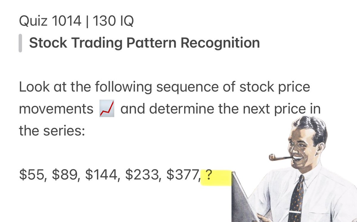 commandenteSD's tweet image. [Monday 10/14] new IQ test for traders
⭐️⭐️⭐️

You have 90 sec 

✍️ reply with the correct numbers
     X  X  

(I’ll dm the winners)

•••
RT and tag a smart friend 
•••
#Pattern_Recognition iQ test $SPX $COIN