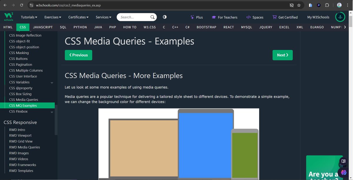 ekojoecovenant's tweet image. Day 88! -89!

Day 88:
- CSS Media Queries
- CSS MQ Examples

Day 89:
- CSS Flexbox Part 1🌚
    *&amp;gt; Intro
    *&amp;gt; Flex Container

#100DaysofCode #w3schools #css