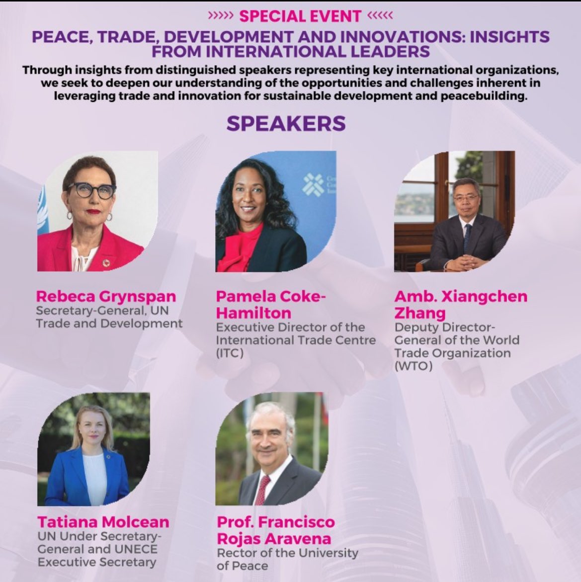 IrfanPullani's tweet photo. Join @PuyanaFernandez at #GenevaPeaceWeek for an insightful high-level panel exploring these critical connections. 🤝💡

📅 Date: 15 October 2024
🕕 Time: 15:00 - 16:00 
📍 Location: Palais de Nations room V I Geneva https://t.co/7nwqc9AUgr