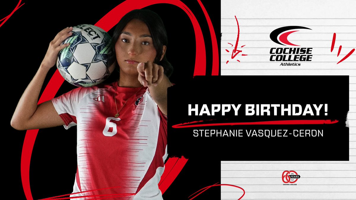 Join us in wishing Cochise Women's Soccer Stephanie Vasquez-Ceron a Happy Birthday today, Happy Birthday Stephanie!

x <a href="/CochiseCCsoccer/">Cochise College Women’s Soccer</a>