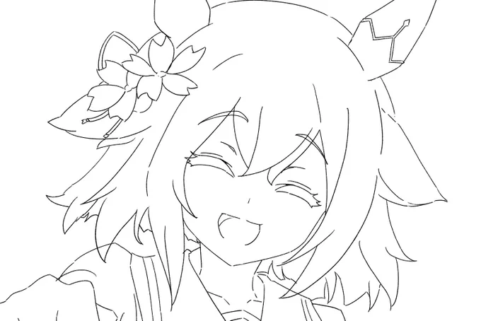 息抜きに落書きしようとしたら3時間経ってたしなんなら終わらなかったチヨちゃん一部だけ公開しますね 