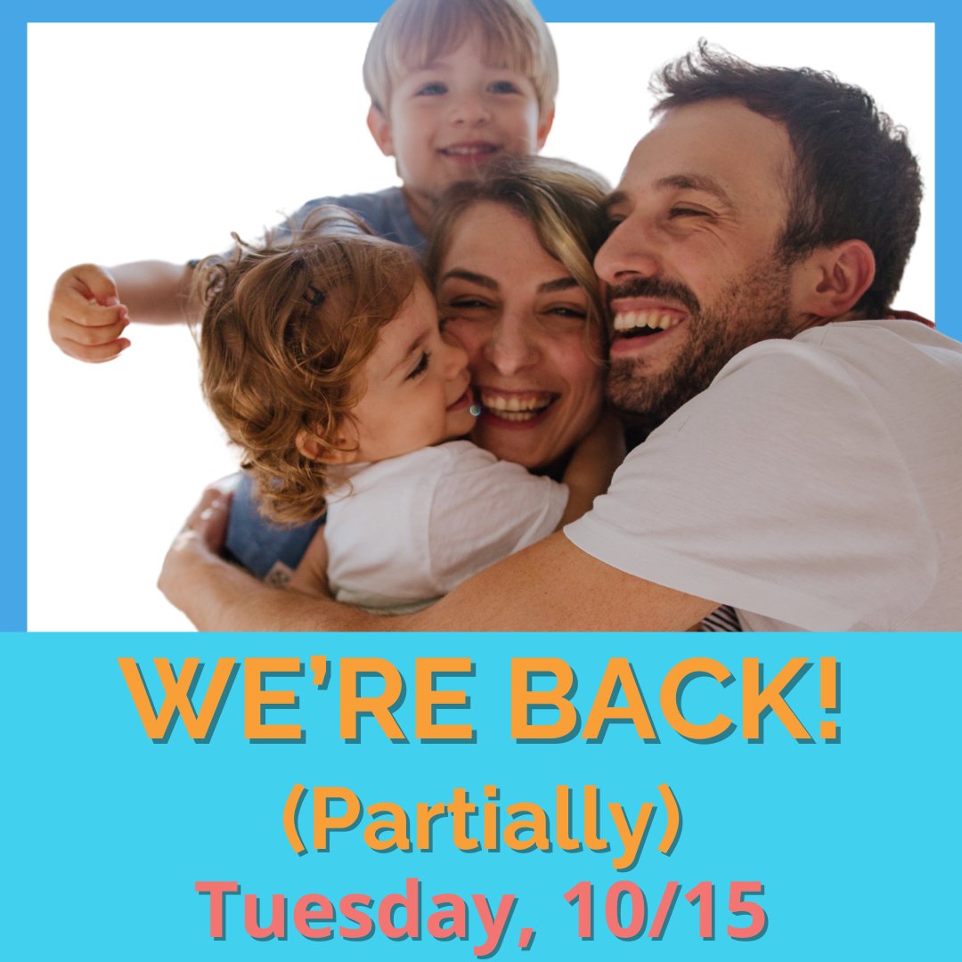 We are pleased to announce that Champions for Children will be reopening for administrative and modified program service delivery beginning on Tuesday, October 15, 2024! Please follow our program social media accounts for details regarding specific program services.