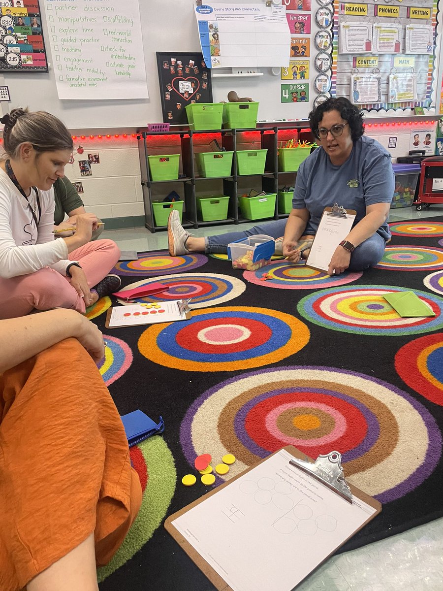 Kindergarten teachers gathered for a model classroom opportunity to explore an upcoming lesson and consider how it fits within the scope of a unit. They looked at both the written curriculum and compared it to the teacher’s instructional agility. #SPSCurriculum #HQIM #CBPL ❤️