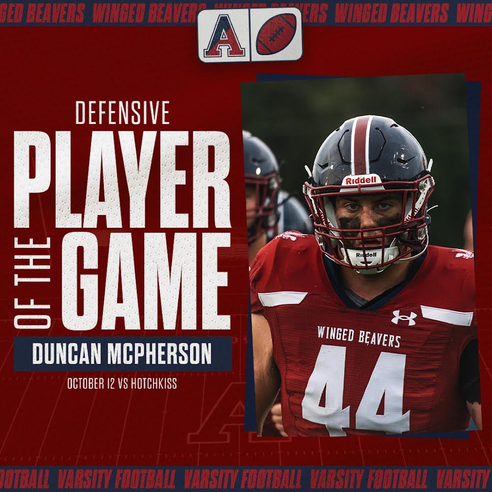 Players of the game vs Hotchkiss #wingedbeavers