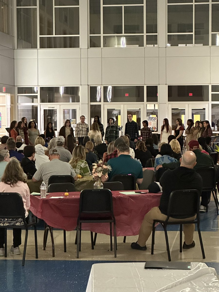 Those sweet sounds that you hear are the CHS chorus at their fall coffe house.