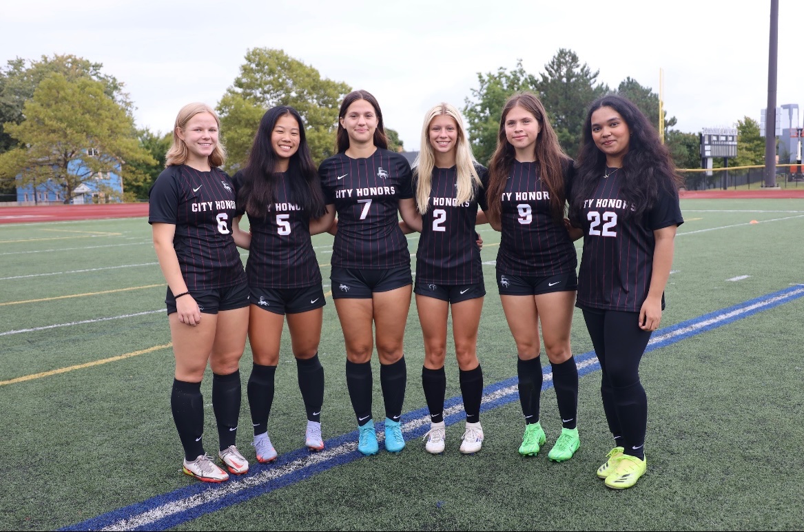 Tomorrow night we celebrate our wonderful 👩‍🎓⚽️SENIORS!  Charlotte, Poppy, Natalia, Sue, Kalyna, &amp; Tahsina. Recognition at halftime!  All-High, 5:30 v Royhart!  

<a href="/BPSathletics/">Buffalo Athletics</a> 
<a href="/bufnewspreptalk/">BuffaloNewsPrepTalk</a> 
<a href="/Buffalo_Schools/">Buffalo Public Schools</a>