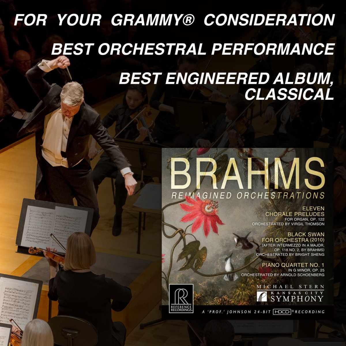 Reference Recordings (@refrecordings) on Twitter photo We are so proud of the wonderful albums we've had the pleasure of releasing over the past year. As you look to cast your ballot before the deadline, we offer the following releases for your GRAMMY® consideration: We are so proud of the wonderful albums we've had the pleasure of releasing over the past year. As you look to cast your ballot before the deadline, we offer the following releases for your GRAMMY® consideration: