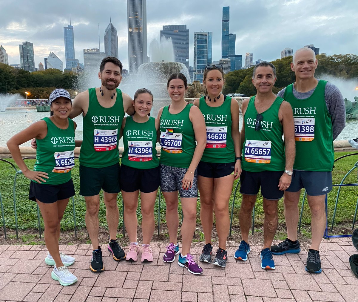 #MedalMonday: A big round of applause for our Team Rush runners who completed the #ChicagoMarathon yesterday! They tackled 26.2 miles with heart and determination — all while raising funds to support Rush patients and programs.