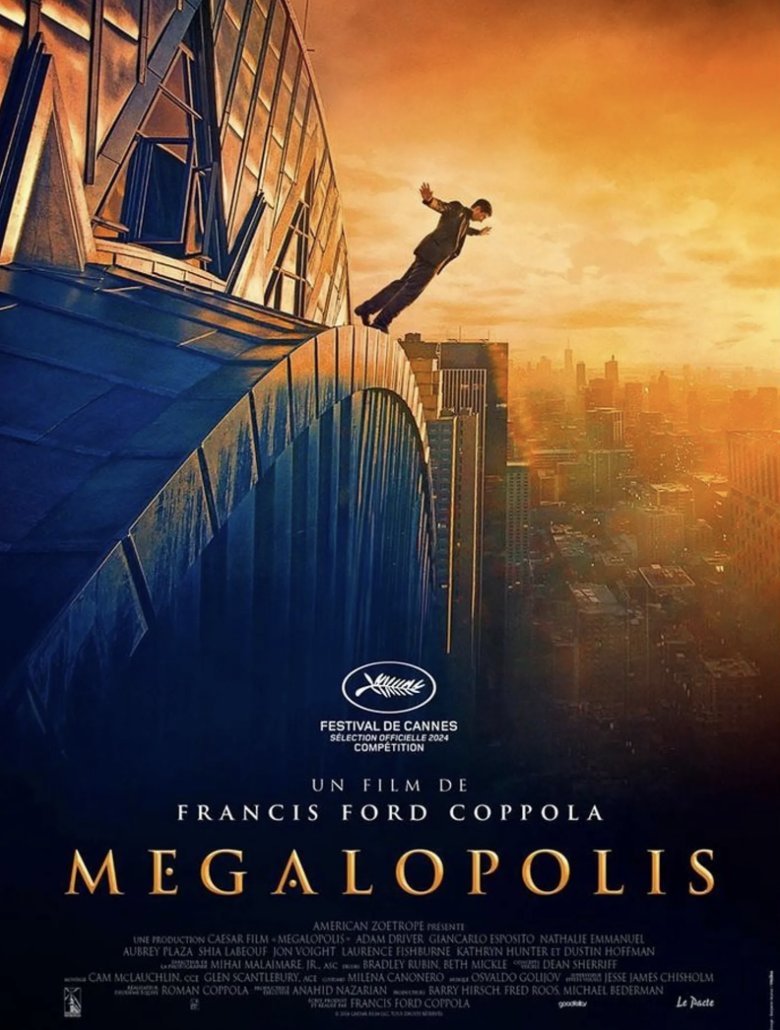 Megalopolis n'est pas du tout le navet décrit par tous. Il y a quelques défauts mais ça reste une oeuvre originale et visuellement bluffante. (hormis la VF catastrophique) J'ai passé un excellent moment devant ce film. 💕#megalopolis #Coppola