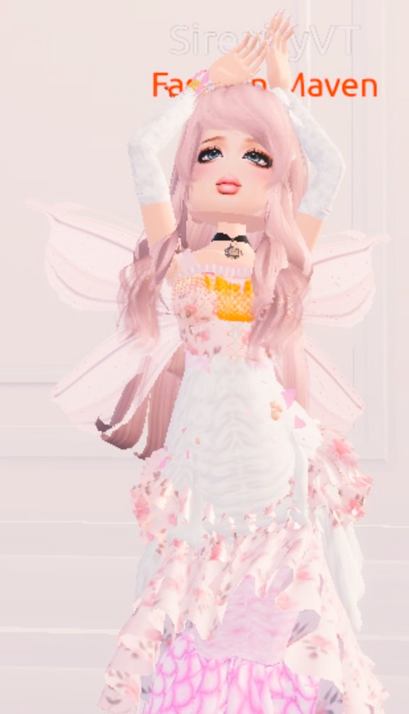 SirenityVT's tweet photo. So I tried #DressToImpress on #Roblox. I'll upload more when I unlock more cute clothes! ☺️🤍🩷 So cute! #koifishgoddessofgoodfortuneandlight #beyondthevail #darsis #darsisempire #sirenity #sirenityvt #vtuber #dragon #koi #koimermaid #mermaid #gaming #roblox #dti #dtiroblox https://t.co/UOHW9BynDG