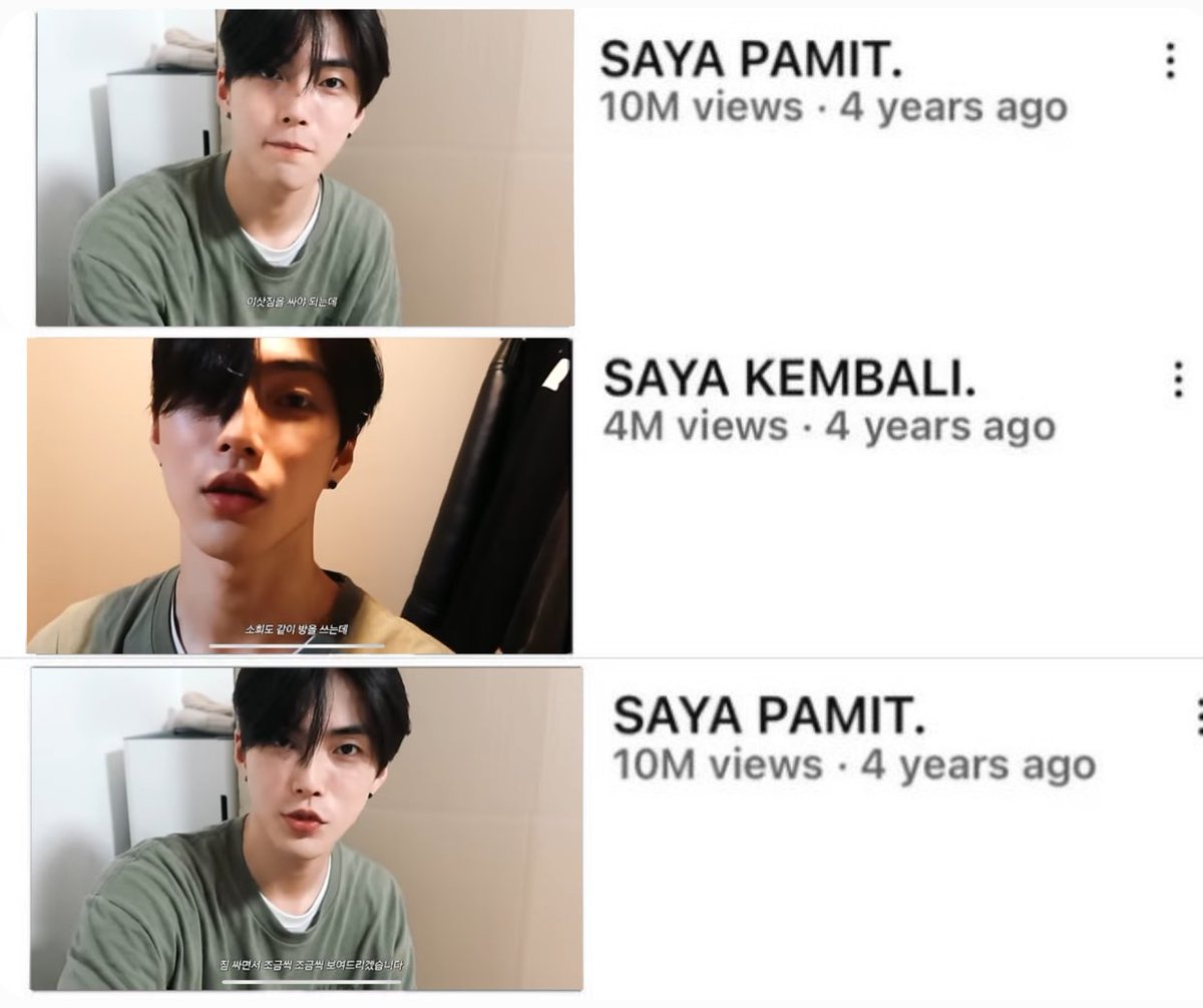 another saya kembali would be very much acceptable.