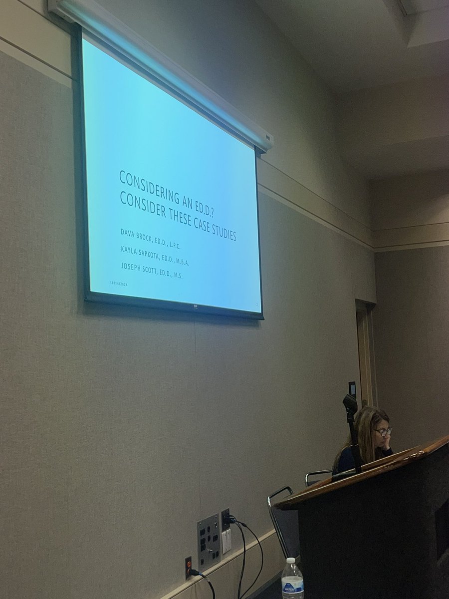 JoeRazorback's tweet photo. Honored to have been invited to present @ArkansasCC 2024 with my @ASUBeebe colleagues @kaylanoel87 and Dr Dava Brock. #EdD #HIED https://t.co/nYktsDyZcl