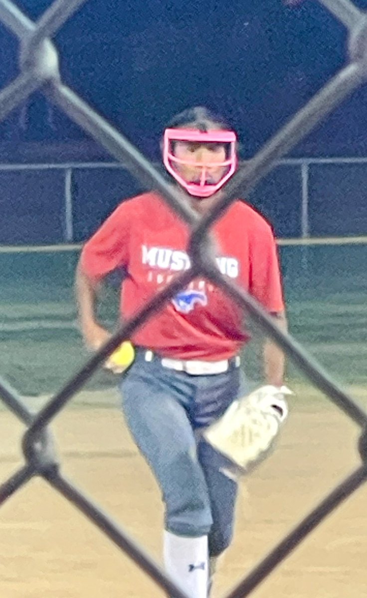 Game night 🥎 was excited to be back on the mound after being sick for a week 🤒 enjoying every moment of my senior year ♥️