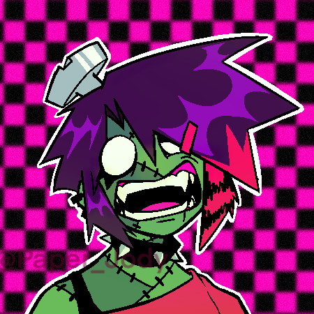 Cool new halloween pfp (I forgot to color something sorry urhfjdjskj