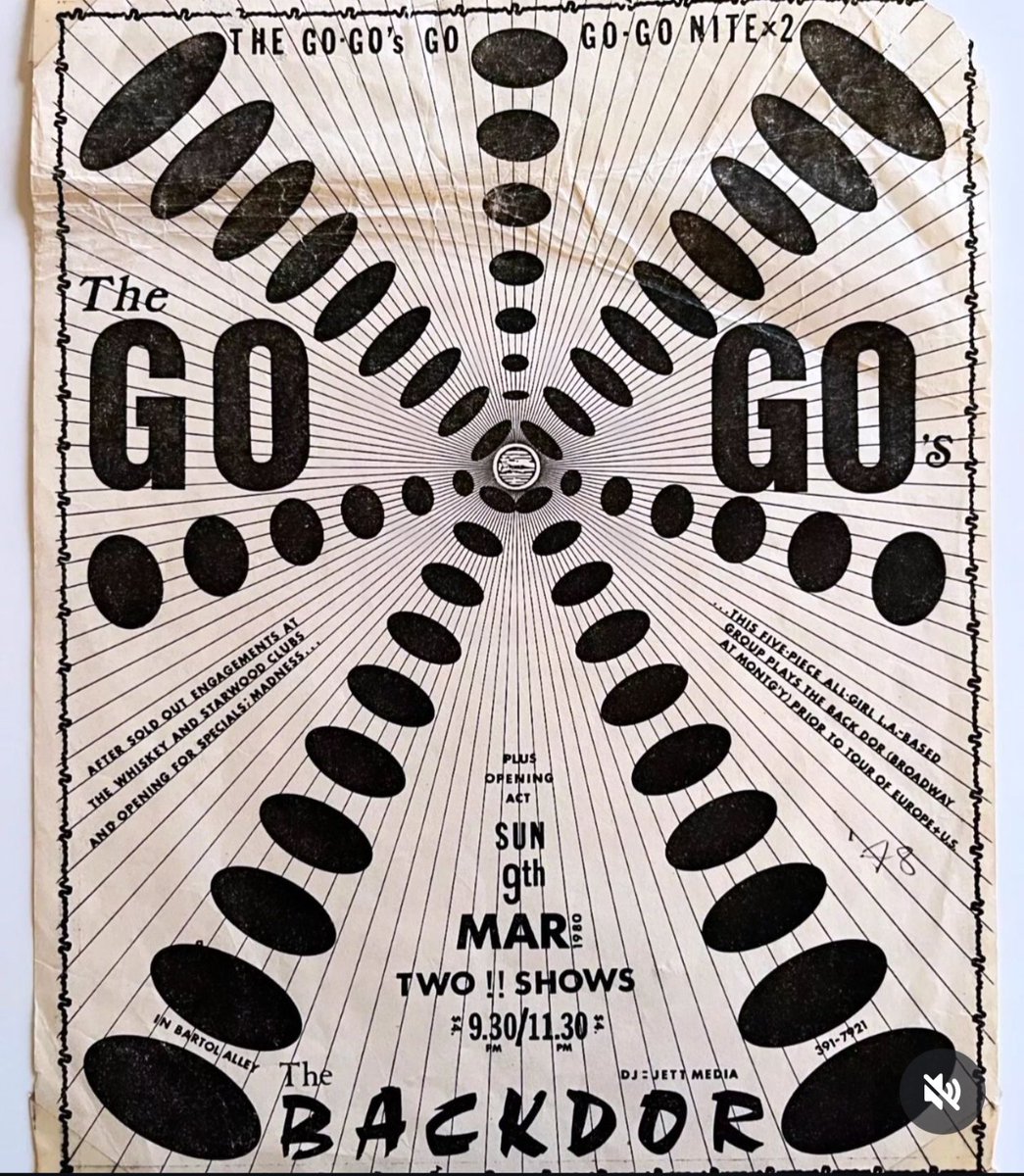 planetgogos's tweet photo. March 9, 1979
BACKDOR 
San Francisco, CA 

#thegogos #punk #punkrock #SanFrancisco #music https://t.co/qgL8KFfhXL
