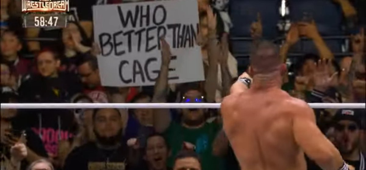 briancagegmsi's tweet photo. This photo means so much to me. Not only is it a great shot from a memorable night, but it also reminds me of Kanyon and our first meeting.

I went to Arco Arena in Sacramento for Monday Night Raw, with one goal in mind: to make a sign for Chris Kanyon in the hope that he would https://t.co/hXyGD8SzDV