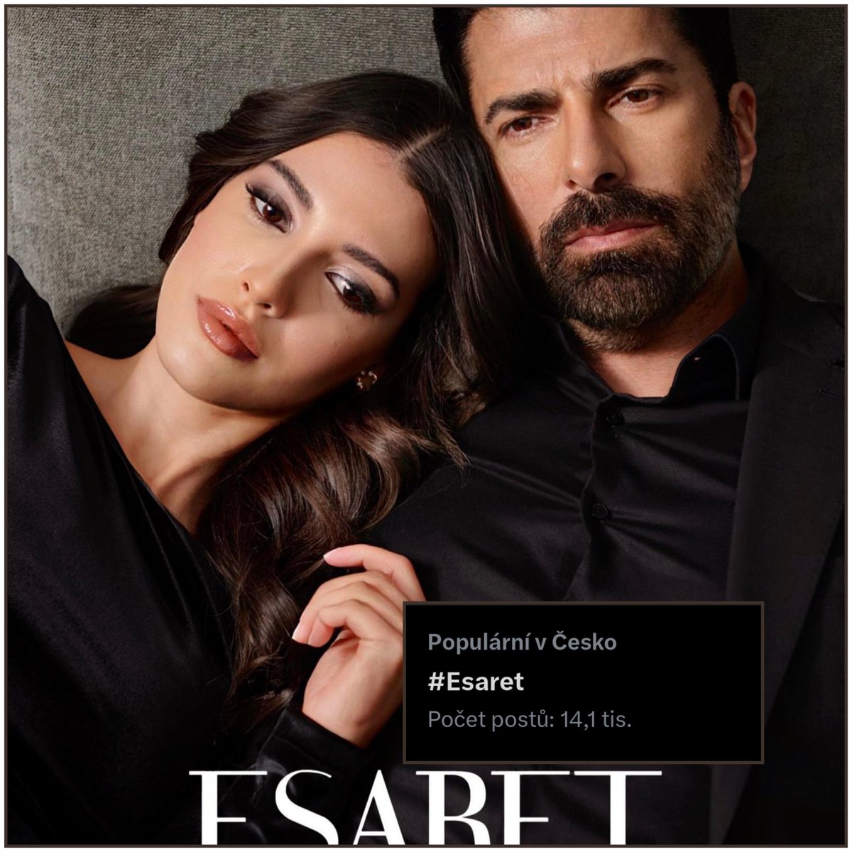 Günaydın canlarım 😍🖤
It's not artistic, but I had to do it because I was totally shocked.

Season three and Esaret is trending in Czechia for the first time. That's never happened before! And we tried hard.
#Esaret #OrHir #CenkTorun
#MahassineMerabet