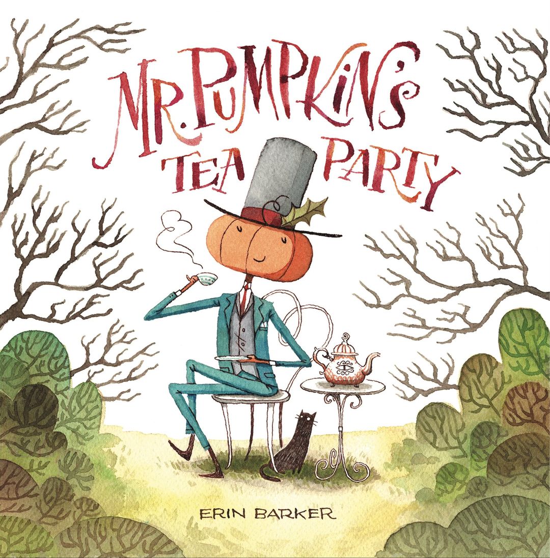 As Halloween &amp; Thanksgiving approach, visions of not-so-spooky festive feasts emerge. Who better to sip &amp; dine with than Mr. Pumpkin, brought to us by <a href="/hooraylorraine/">Erin Barker</a> (Erin Barker)! Distributed by <a href="/IPGbooknews/">IPGbook</a> and available at <a href="/amazon/">Amazon</a> and refined <a href="/indiebound/">IndieBound</a> bookstores  near you!