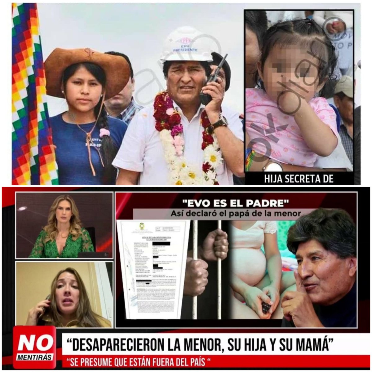 Desaparecieron la abuela, Cindy Sarai y la niña.
Evo fue expresamente a Sacaba a llevarselas al Chapare.
Ya no podran hacerles ADN.
Estos fiscales son unos pelotas.