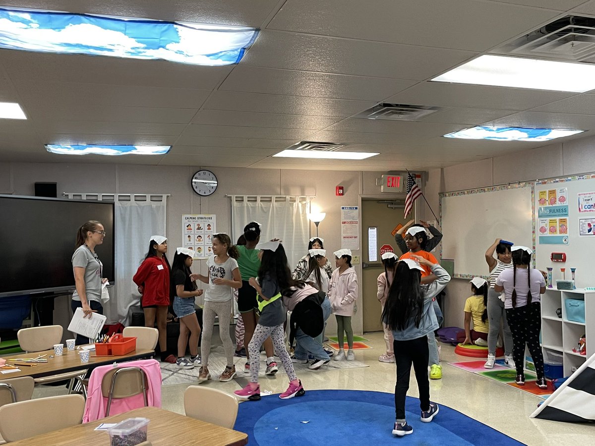 Tying in mindfulness with Let’s Play Soccer on a rainy day. Big shout out to <a href="/LPFsports/">Leveling the Playing Field</a> for the cleats. Girls On The Run overcome challenges through game.<a href="/CSconnect_MCPS/">MCPS Community Schools Team</a>