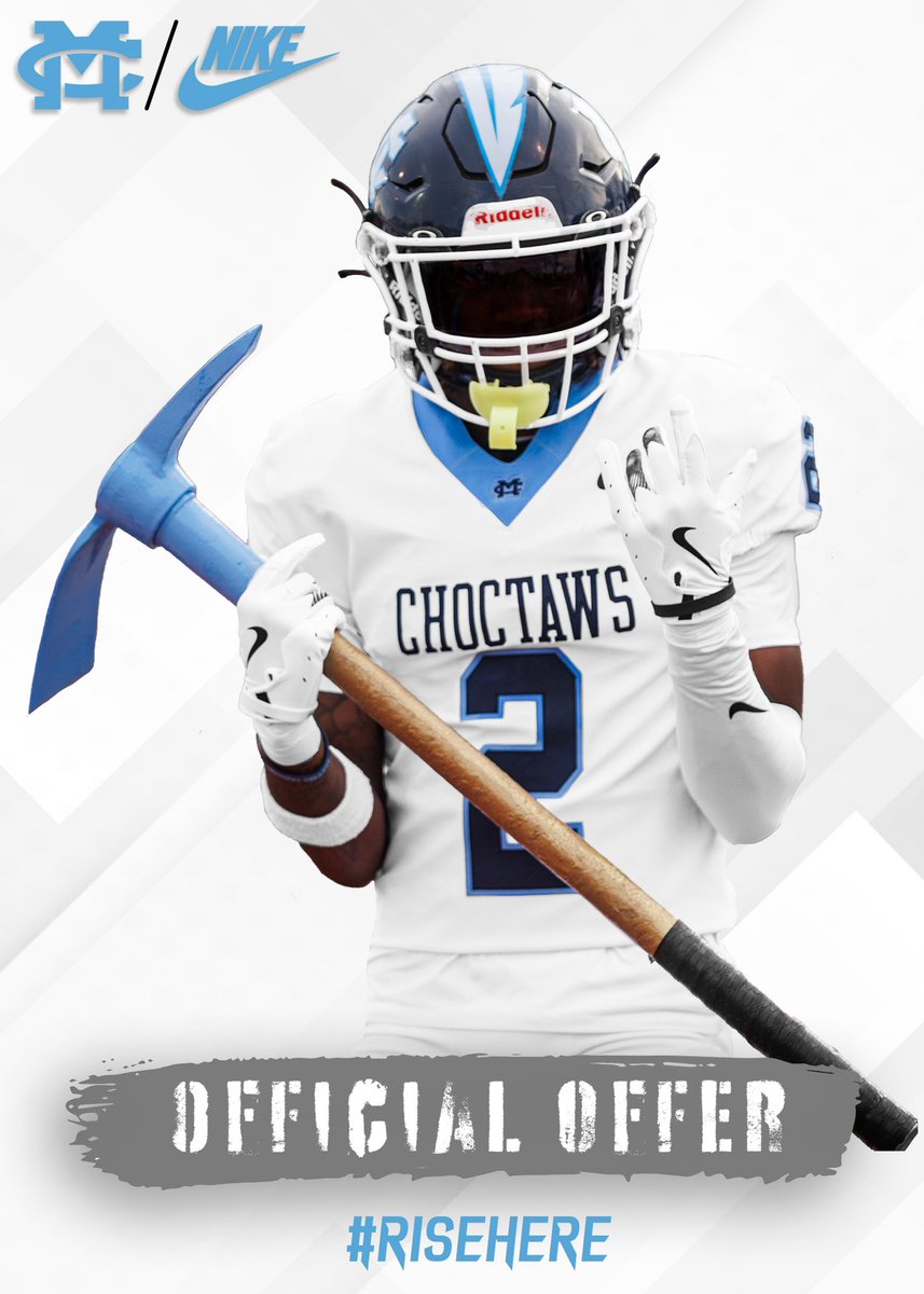 After an amazing phone conversation with <a href="/CoachLambert24/">Mason Lambert</a> I am blessed to say I have received another offer! <a href="/GoChoctaws_FB/">Mississippi College Football</a>