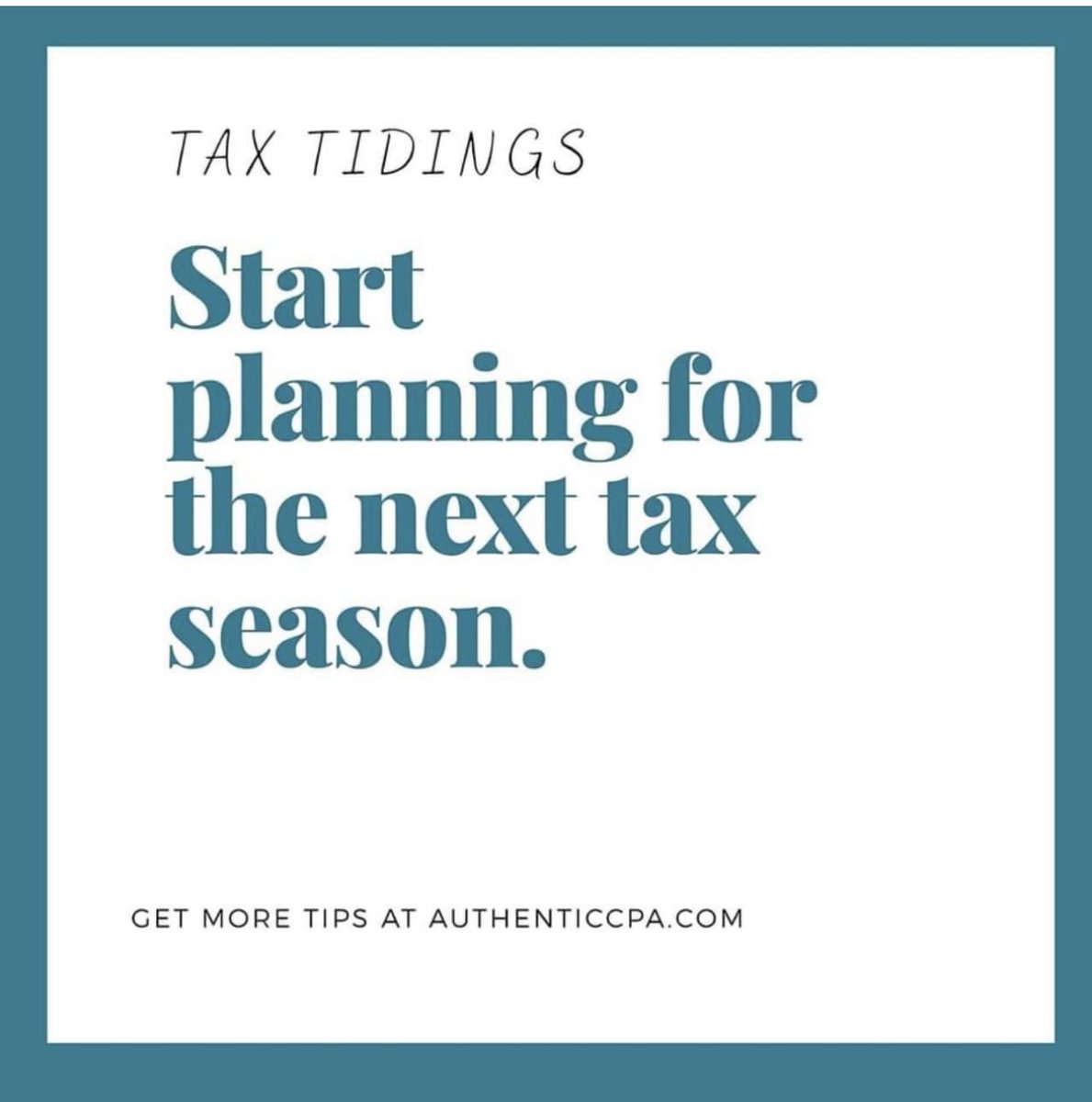 Pierce, CPA & Advisors (@authenticcpa) on Twitter photo 