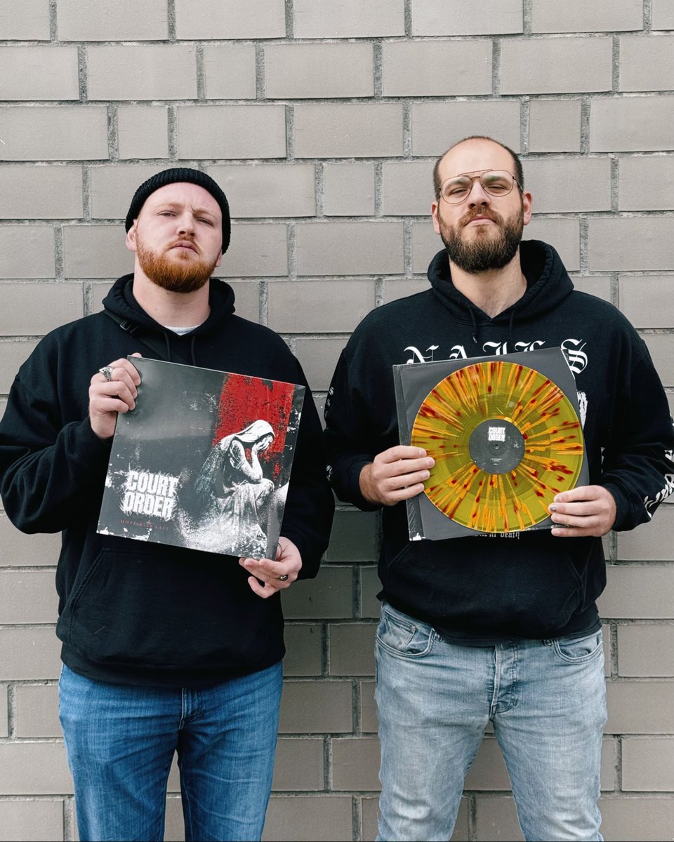 Our friends in HOSTILE sporting copies of our latest release “HOPE DIES LAST”! Be sure to check out their latest release “CVLT: The Dark Tapes” if you haven’t gotten it on your radar for brutal, dark groove hardcore. Get your copy today!