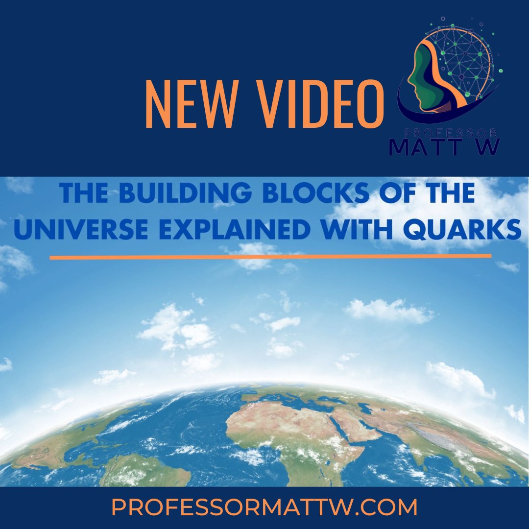 MatthewWei89007's tweet image. Confused about quarks, bosons, and fermions? Professor Matt is here to break it all down in a way that makes sense!

Learn More: youtu.be/y9LqhcRT26s
🌐 Discover more at professormattw.com.

#AtomicPhysics #QuarksExplained #PhysicsMadeSimple #ScienceEducation