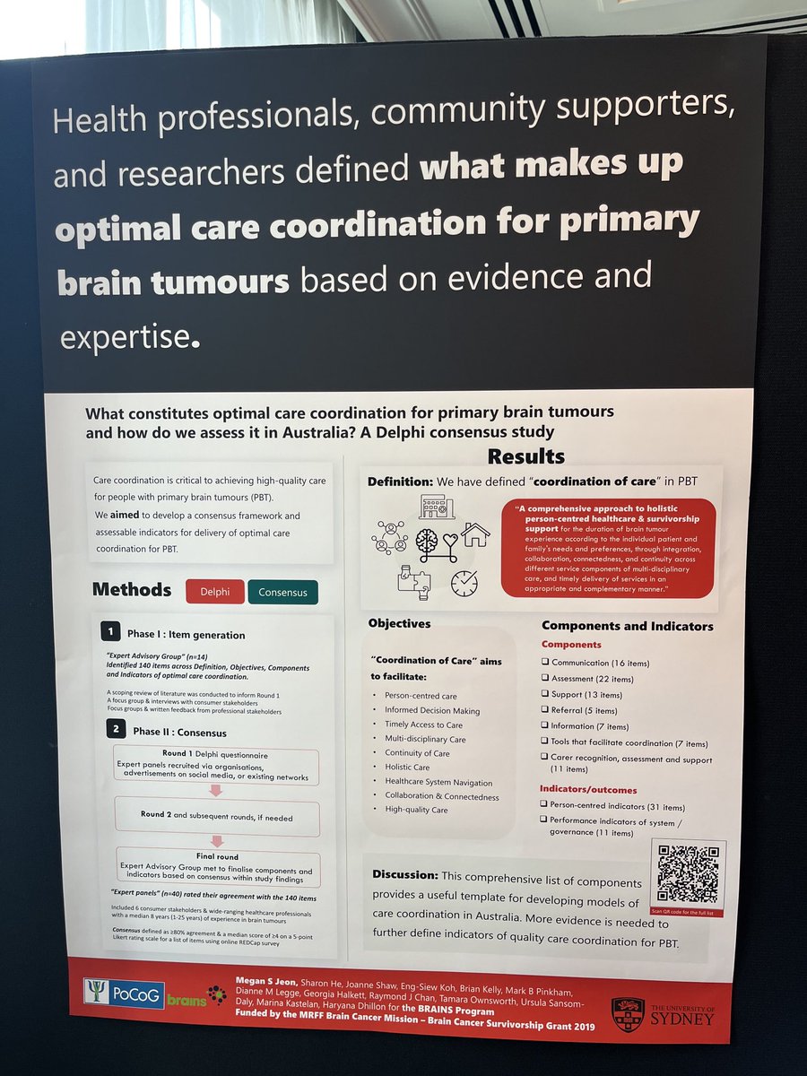 Want to know what #OzOnc #HCP think make up optimal care coordination for primary brain tumours #BTSM #Braincancer #PsyOnc #SuppOnc #SurvOnc #BRAINS ⁦<a href="/POCOG1/">POCOG</a>⁩ #COGNO24 ⁦<a href="/BrainTumourAA/">Brain Tumour Alliance Australia</a>⁩
