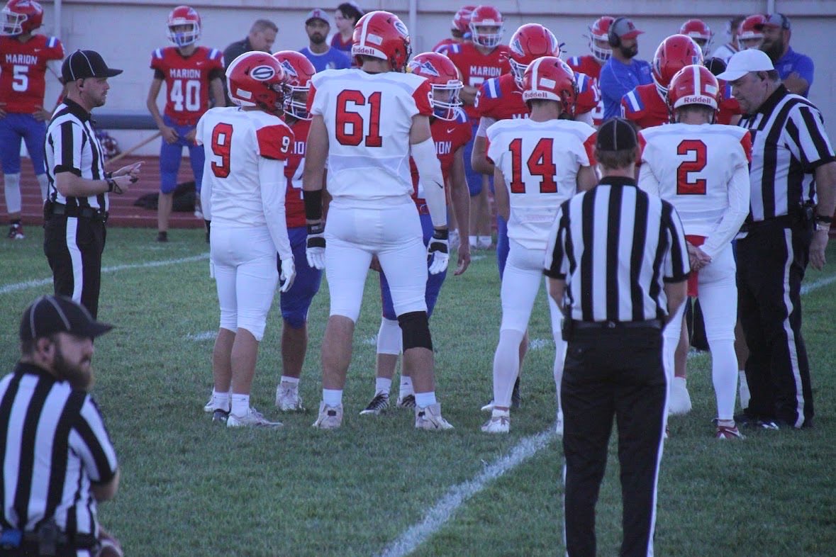 Sports in Kansas (@sportsinkansas) on Twitter photo Sedgwick beats Inman 61-29 in a running clock game. Several standout performances in the game.
Corey Crumrine - 22/30 370 Passing 4TDs
9 Carries 74 Yards 1TD
Dallas LaGree - 6 Rec 155 Yds 2 TDs
Owen Luper - 8 Rec 105 Yds 2 TDs
Spencer Crumrine 5 Rec 87 Yds 1 TD
Sedgwick moves Sedgwick beats Inman 61-29 in a running clock game. Several standout performances in the game.
Corey Crumrine - 22/30 370 Passing 4TDs
9 Carries 74 Yards 1TD
Dallas LaGree - 6 Rec 155 Yds 2 TDs
Owen Luper - 8 Rec 105 Yds 2 TDs
Spencer Crumrine 5 Rec 87 Yds 1 TD
Sedgwick moves