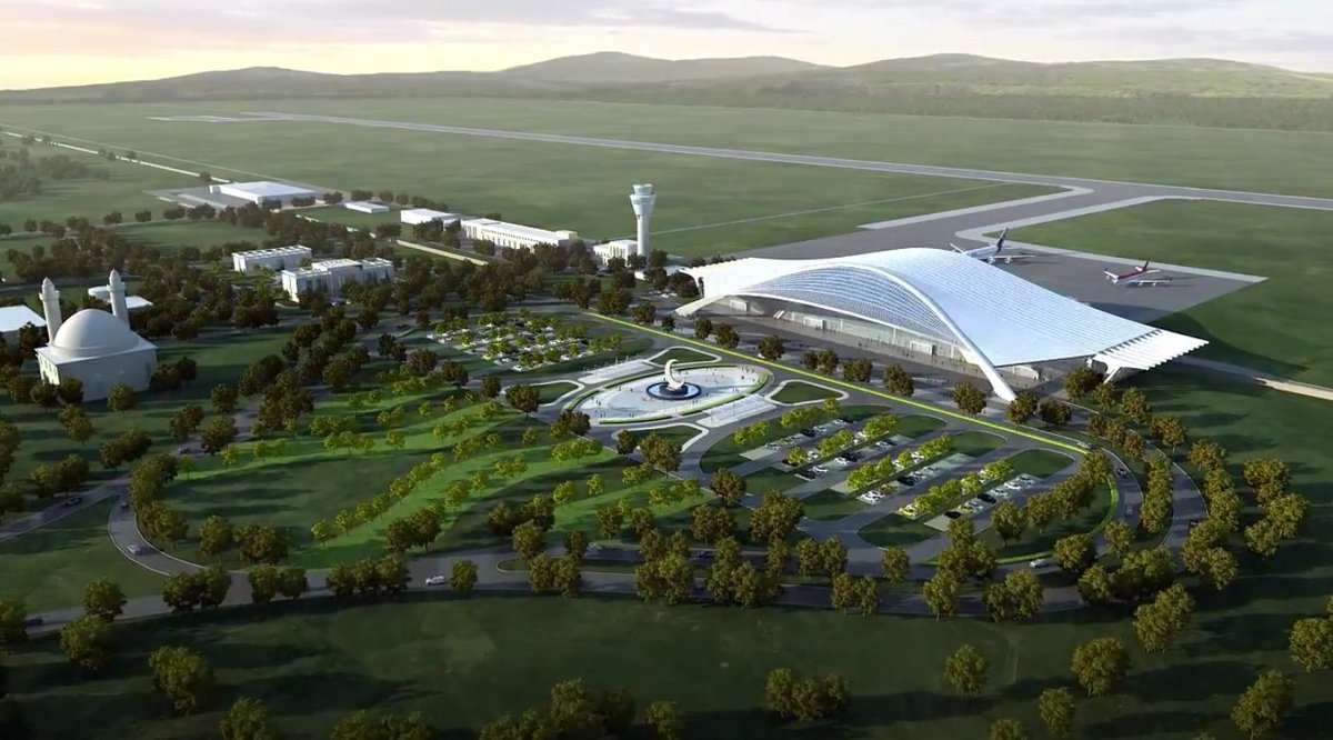 shen_shiwei's tweet photo. 🇨🇳🇵🇰#Gwadar International Airport, a gift from China to #Pakistan is inaugurated.
Within 5 years from 2019 to 2024.
Despite all challenges, a vision becomes the reality.
The airport spans 18 square kilometers and now becomes the second-largest in Pakistan.
#CPEC https://t.co/YvRzy77SwJ